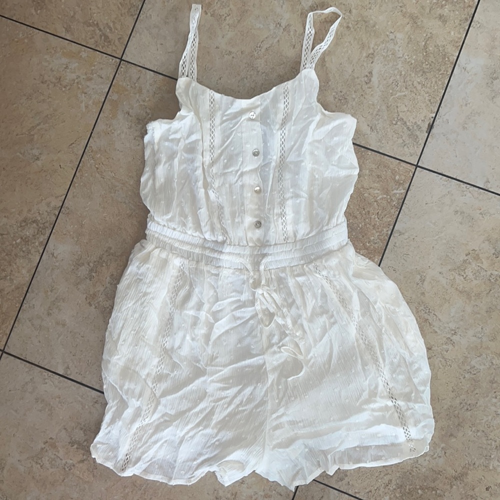 Favlux fashion white romper medium